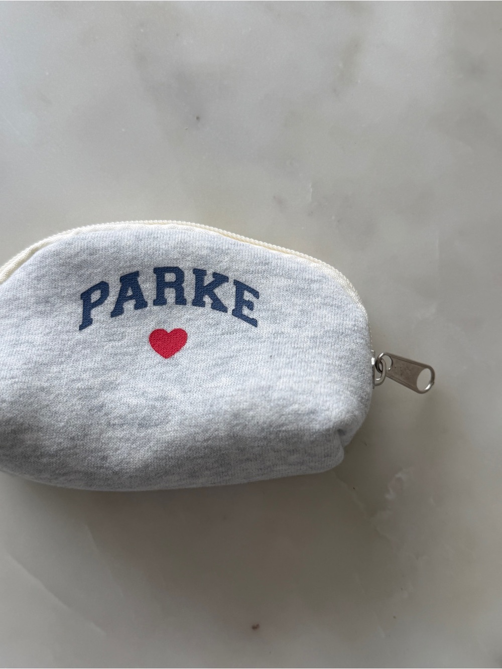 Parke Gray Heart Coin Pouch - Picture 3 of 4